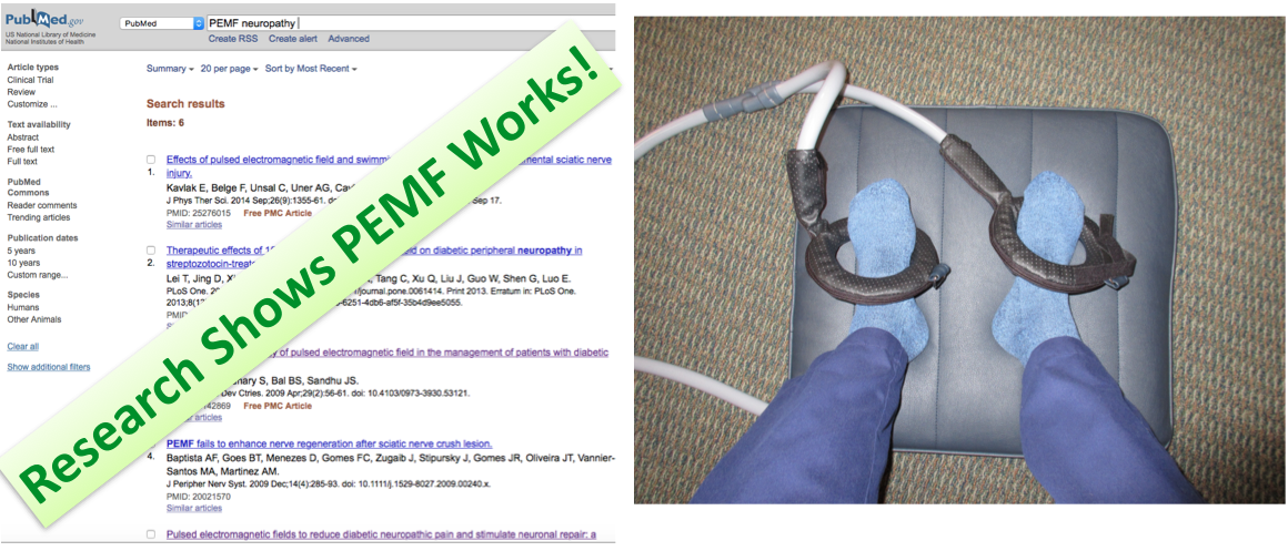 PEMF Helps Nerves Repair - PubMed References